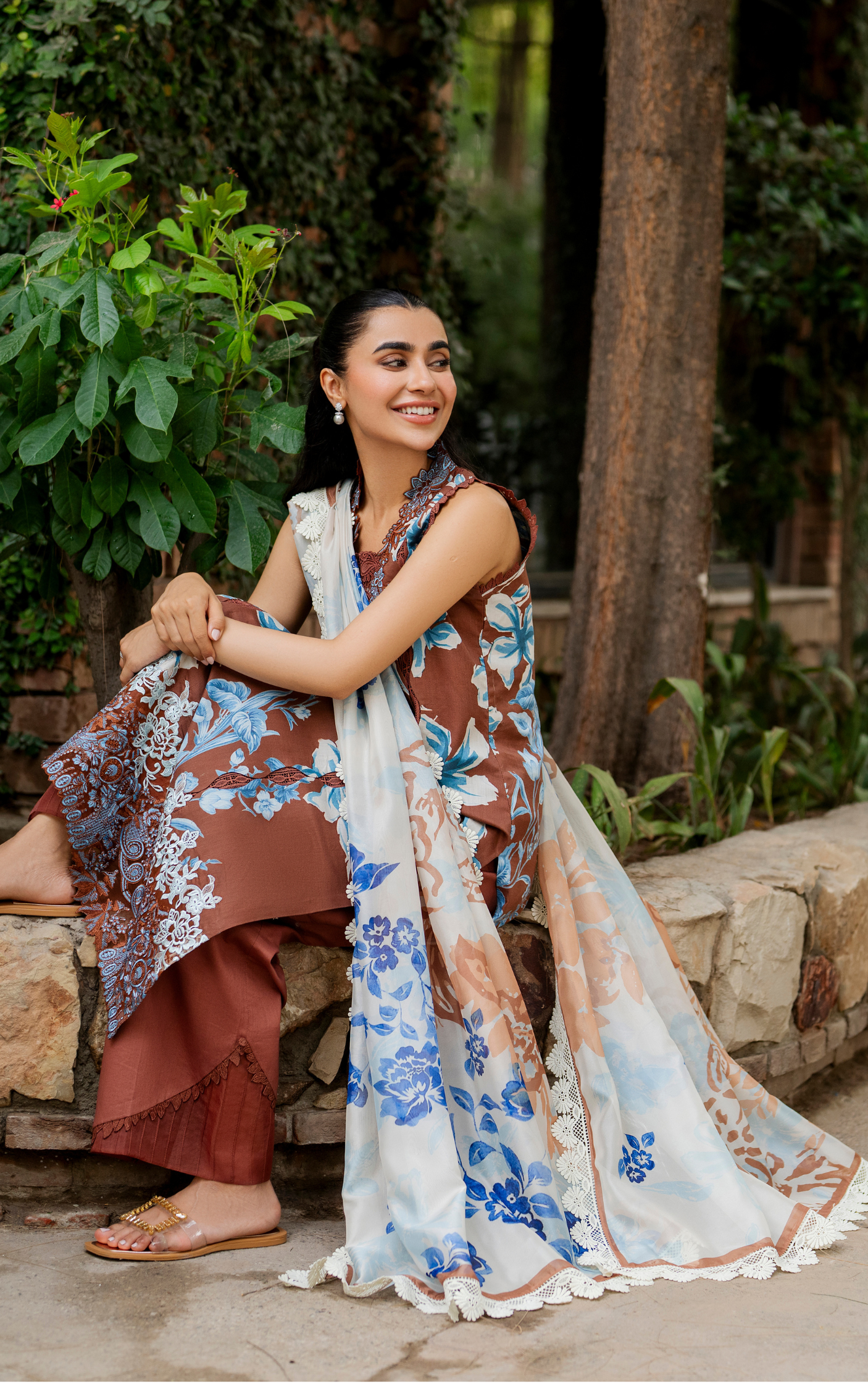 Sun-Kissed Sand MSSL-08 | 3pcs Embroidered Unstitched Summer