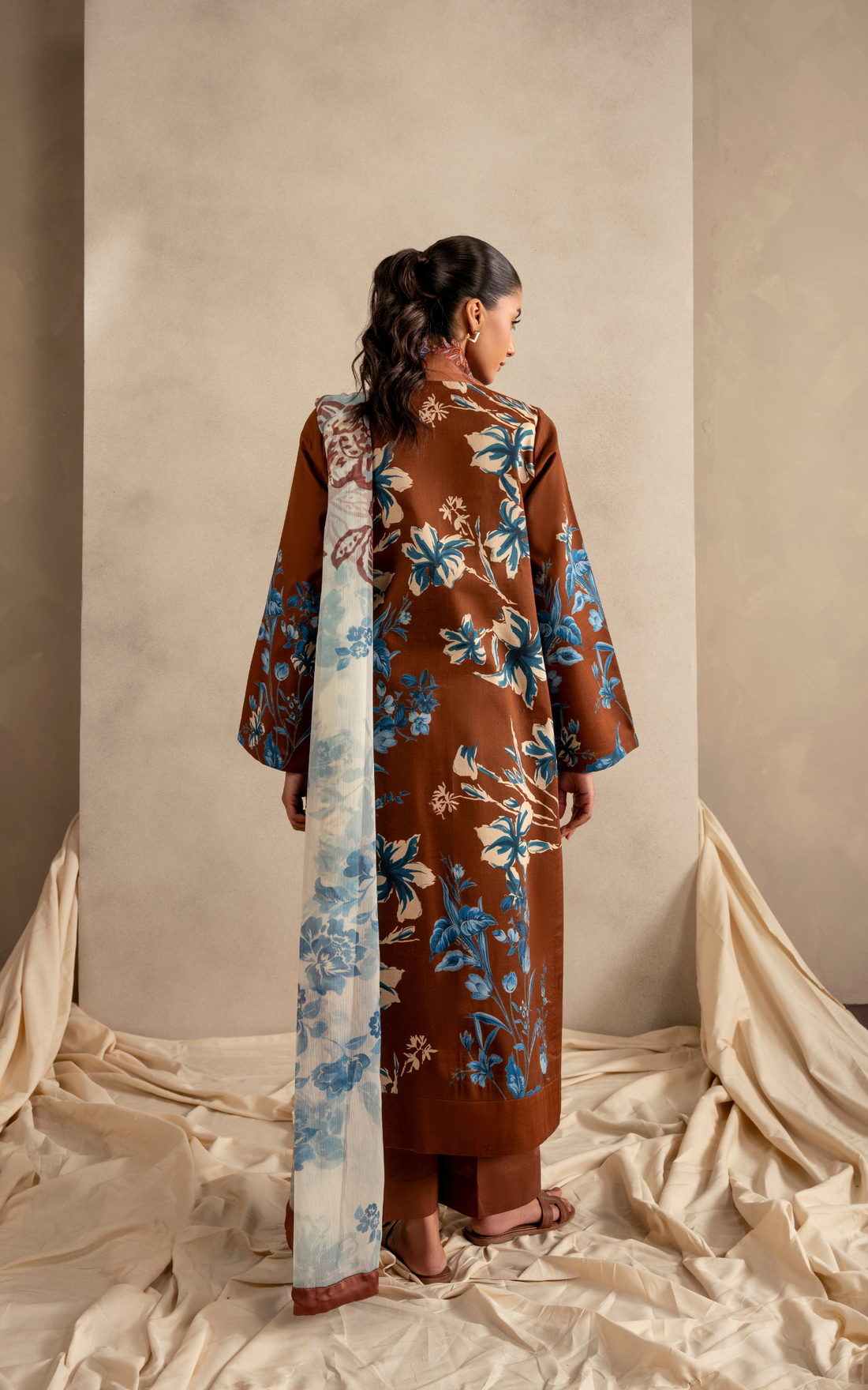 Sun-Kissed Sand MSSL-08 | 3pcs Embroidered Unstitched Summer