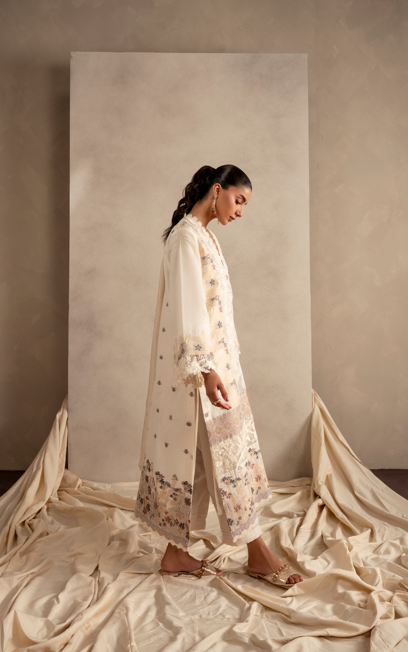 Cloud Nine MSSL-09 | 3pcs Embroidered Unstitched Summer