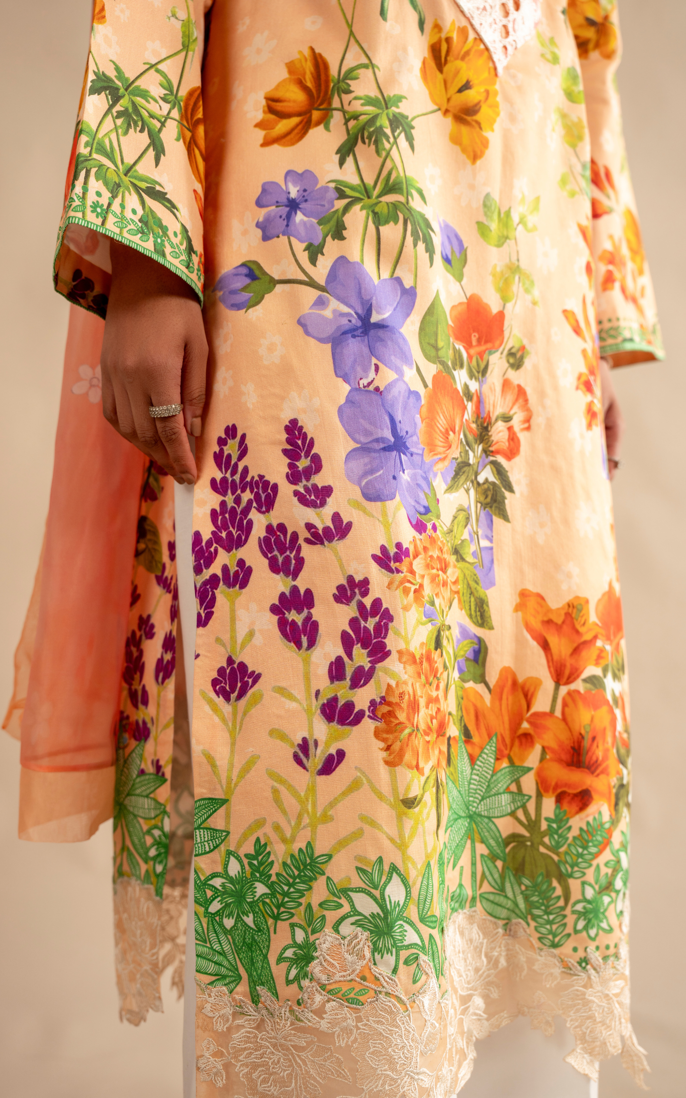 Marigold Muse MSSL-11 | 3pcs Embroidered Stitched Summer