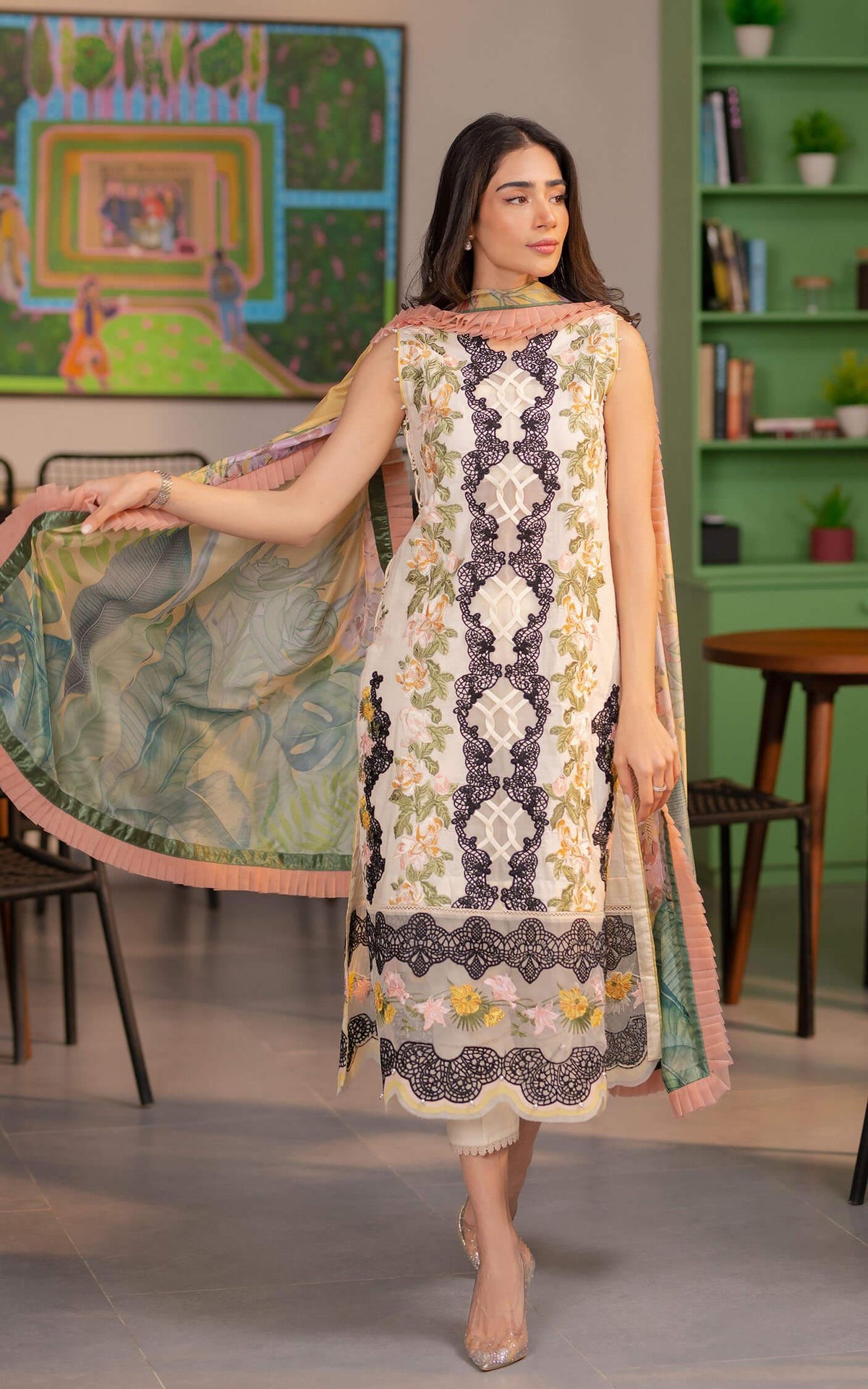 MYSTIQUE (RRL-09) | Unstitched Lawn’24 - Shop Now at Asifa and Nabeel