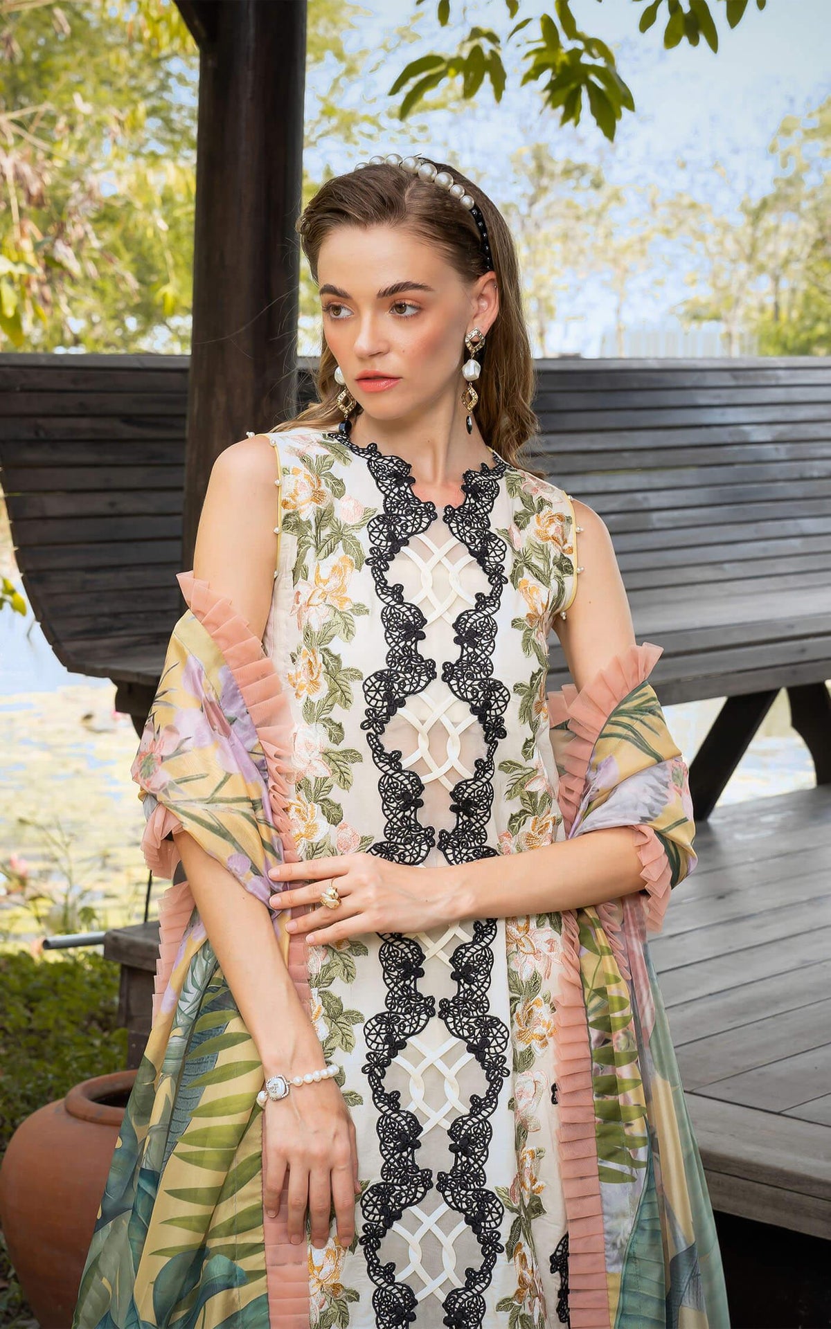 MYSTIQUE (RRL-09) | Unstitched Lawn’24 - Shop Now at Asifa and Nabeel