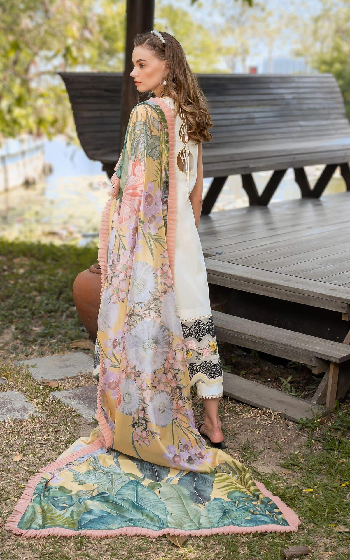 MYSTIQUE (RRL-09) | Unstitched Lawn’24 - Shop Now at Asifa and Nabeel