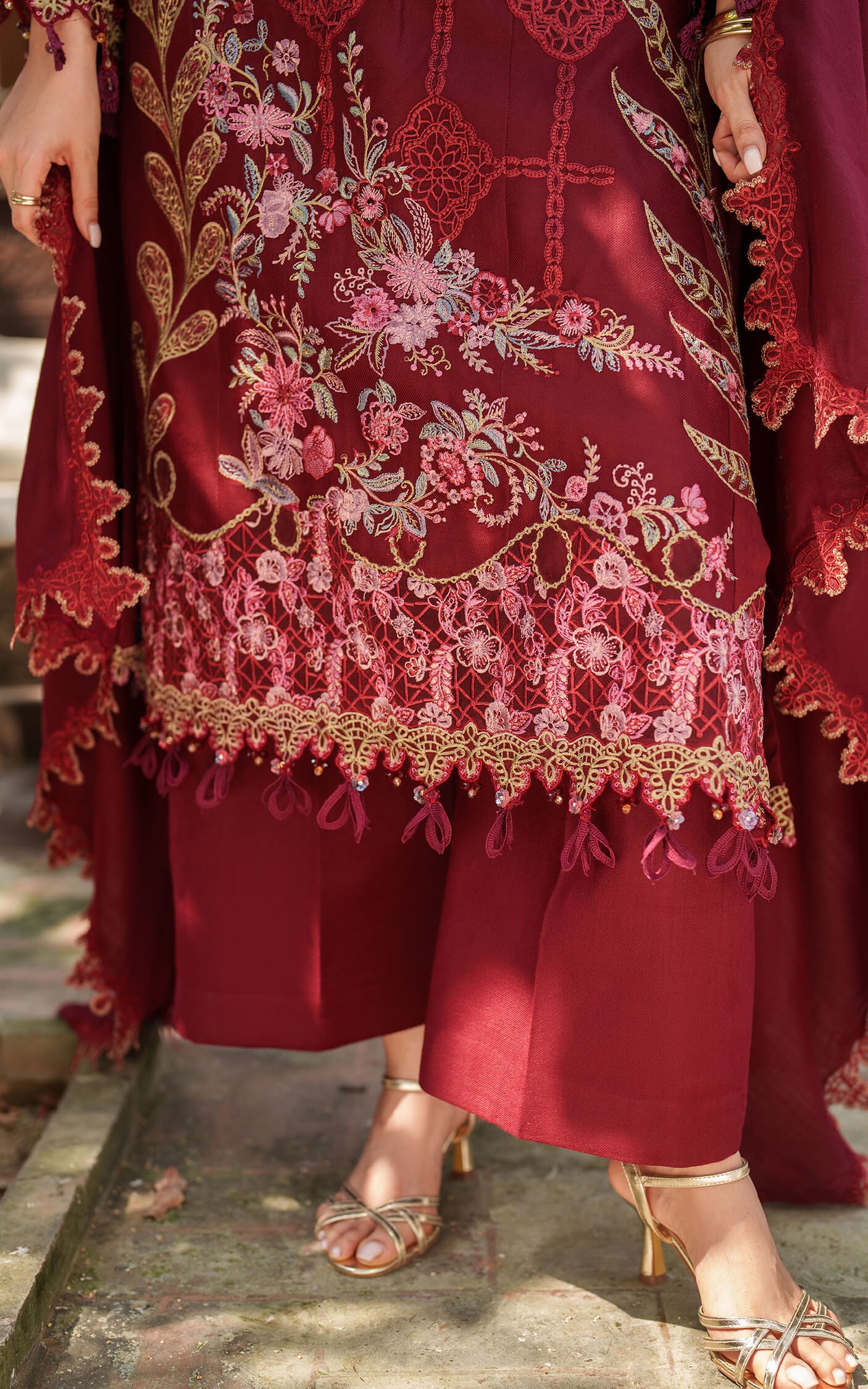 Mira LWC25-05 | 3pcs Embroidered Unstitched Winter