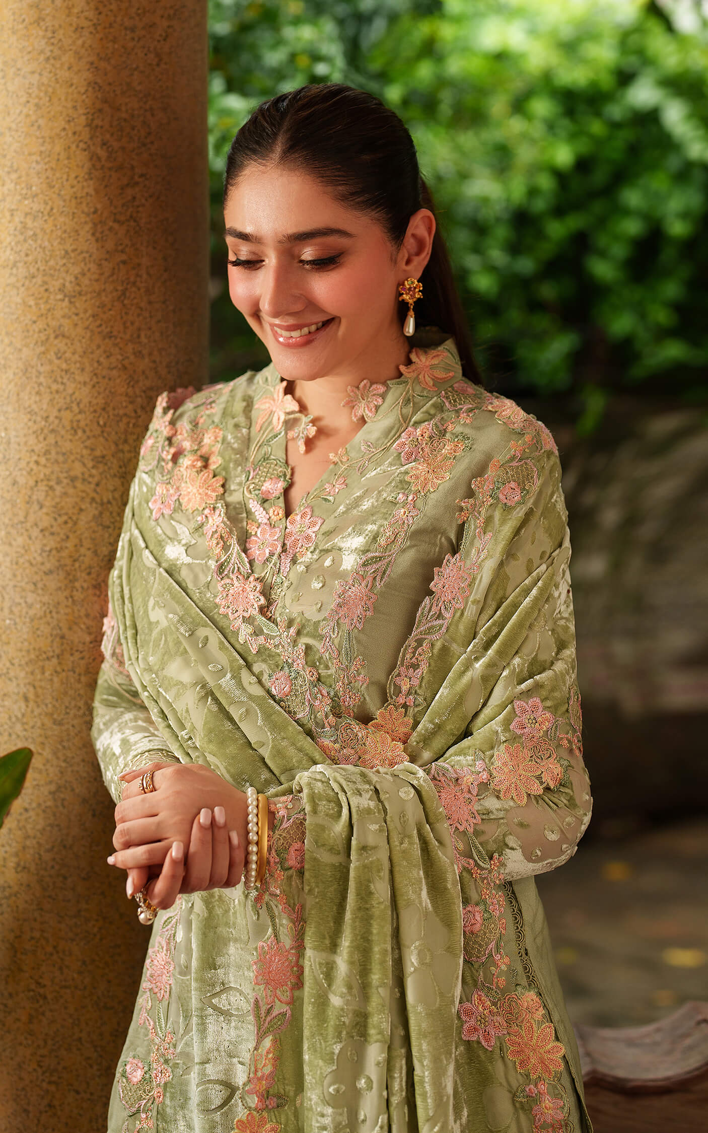 Noir LWC25-04 | 3pcs Embroidered Unstitched Winter