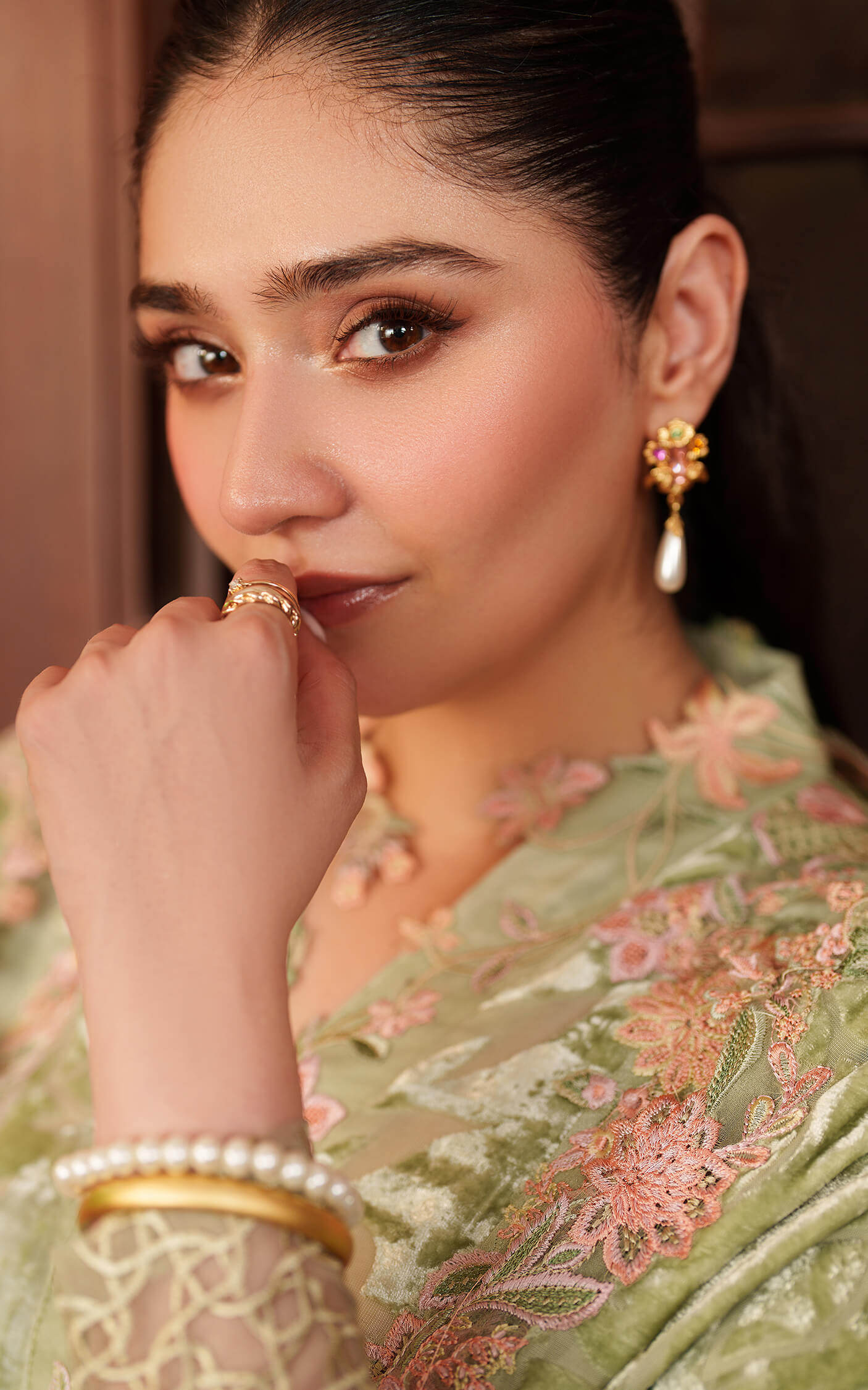 Noir LWC25-04 | 3pcs Embroidered Unstitched Winter