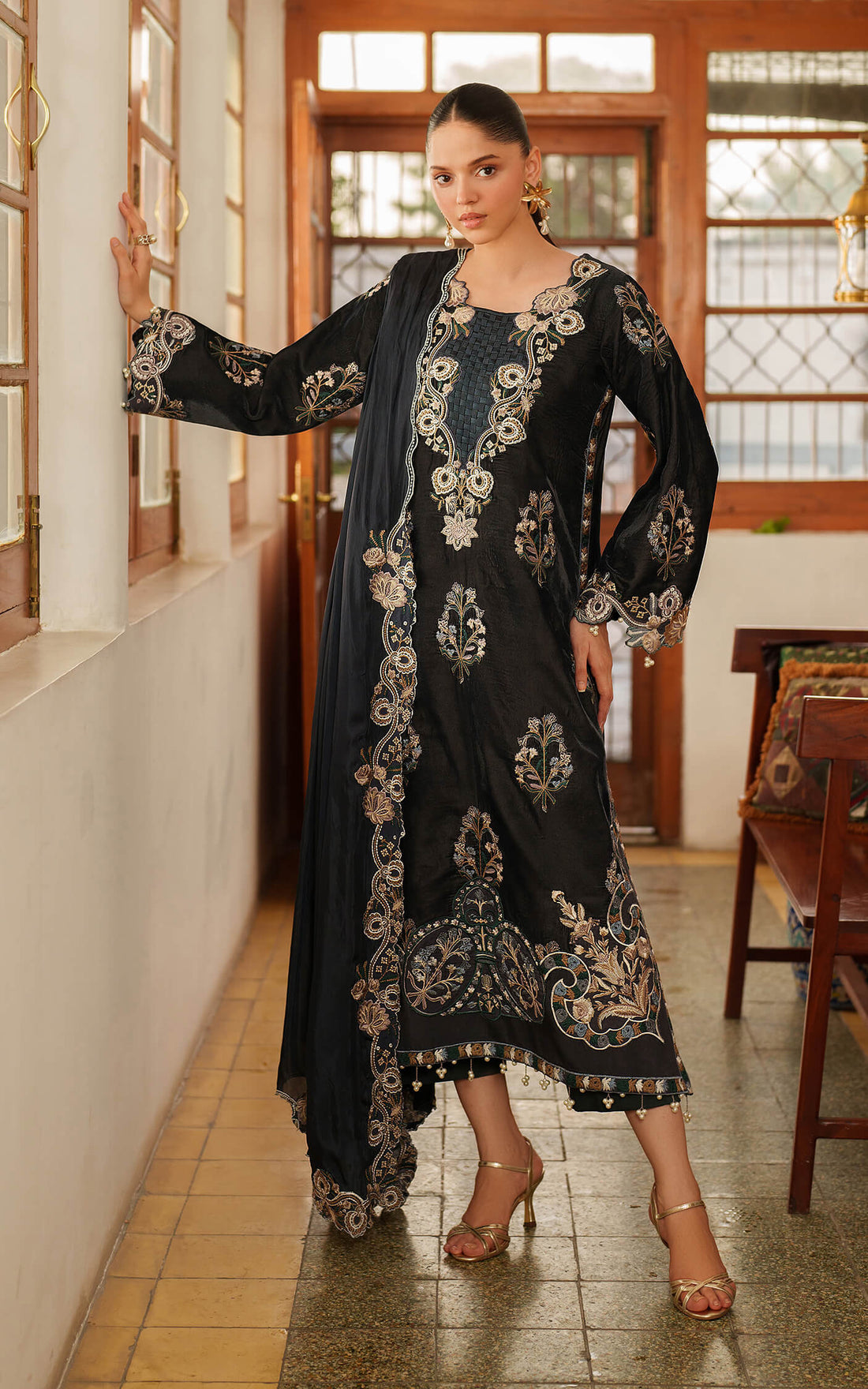 winter dresses pk This winter, well be dressed only in bright colors. Okie? , Go and check out @nawazfabrics.pk winter collection. There are beautiful 3-piece outfits with elegant embroidery & colours ,