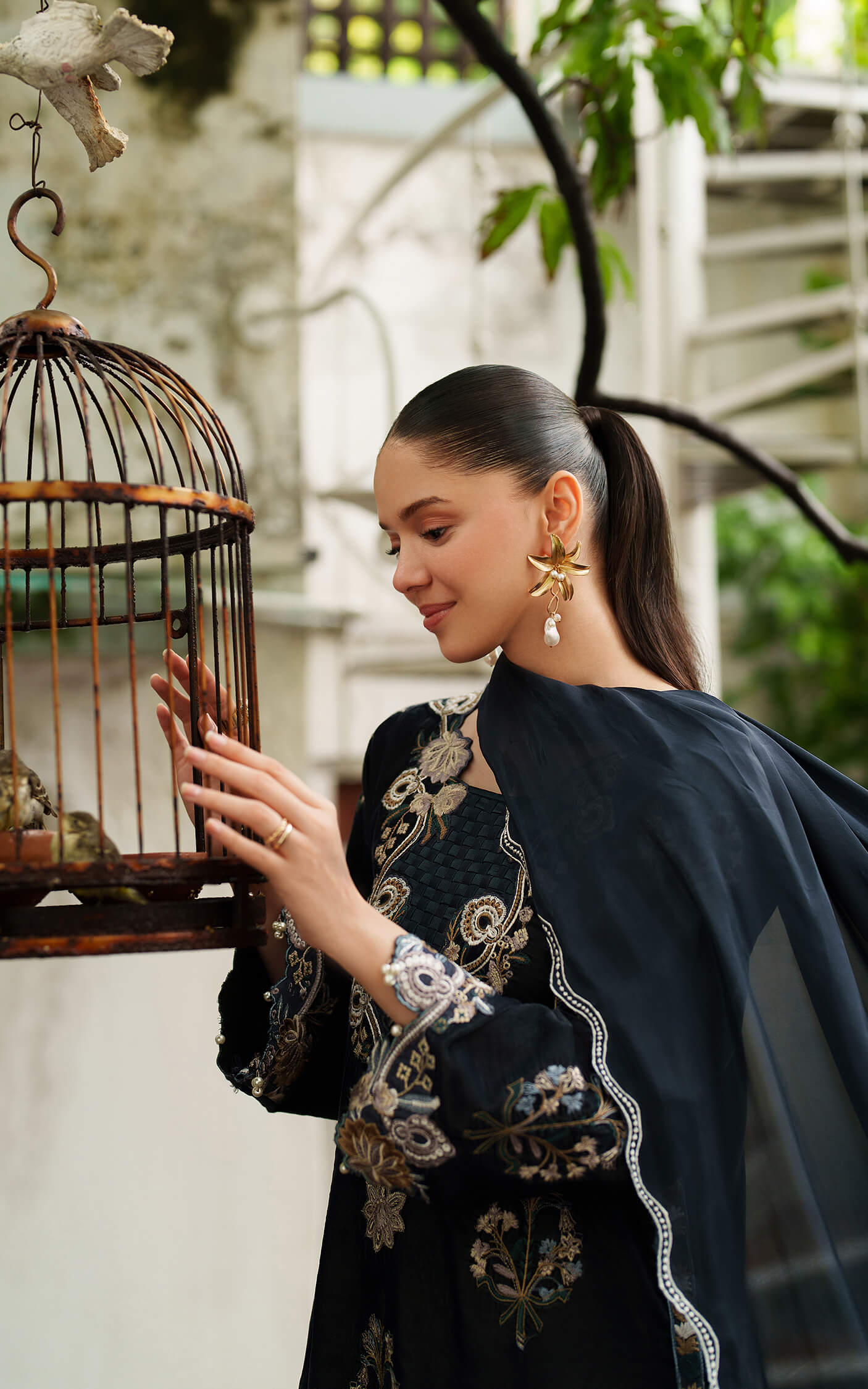 Opal LWC25-07 | 3pcs Embroidered Unstitched Winter