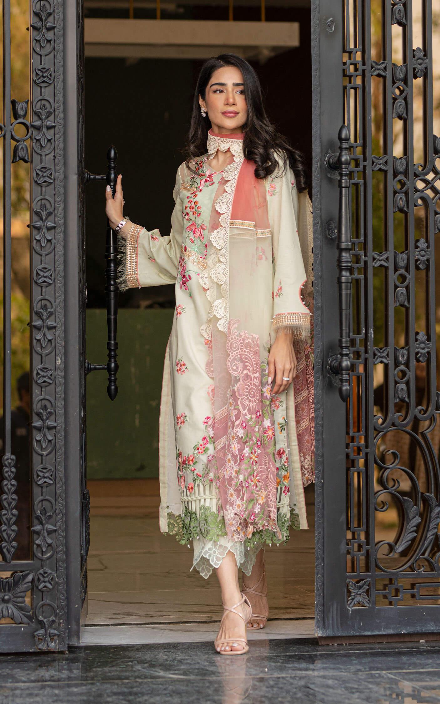 SERENE (RRL-07) | Unstitched Lawn’24 - Shop Now at Asifa and Nabeel