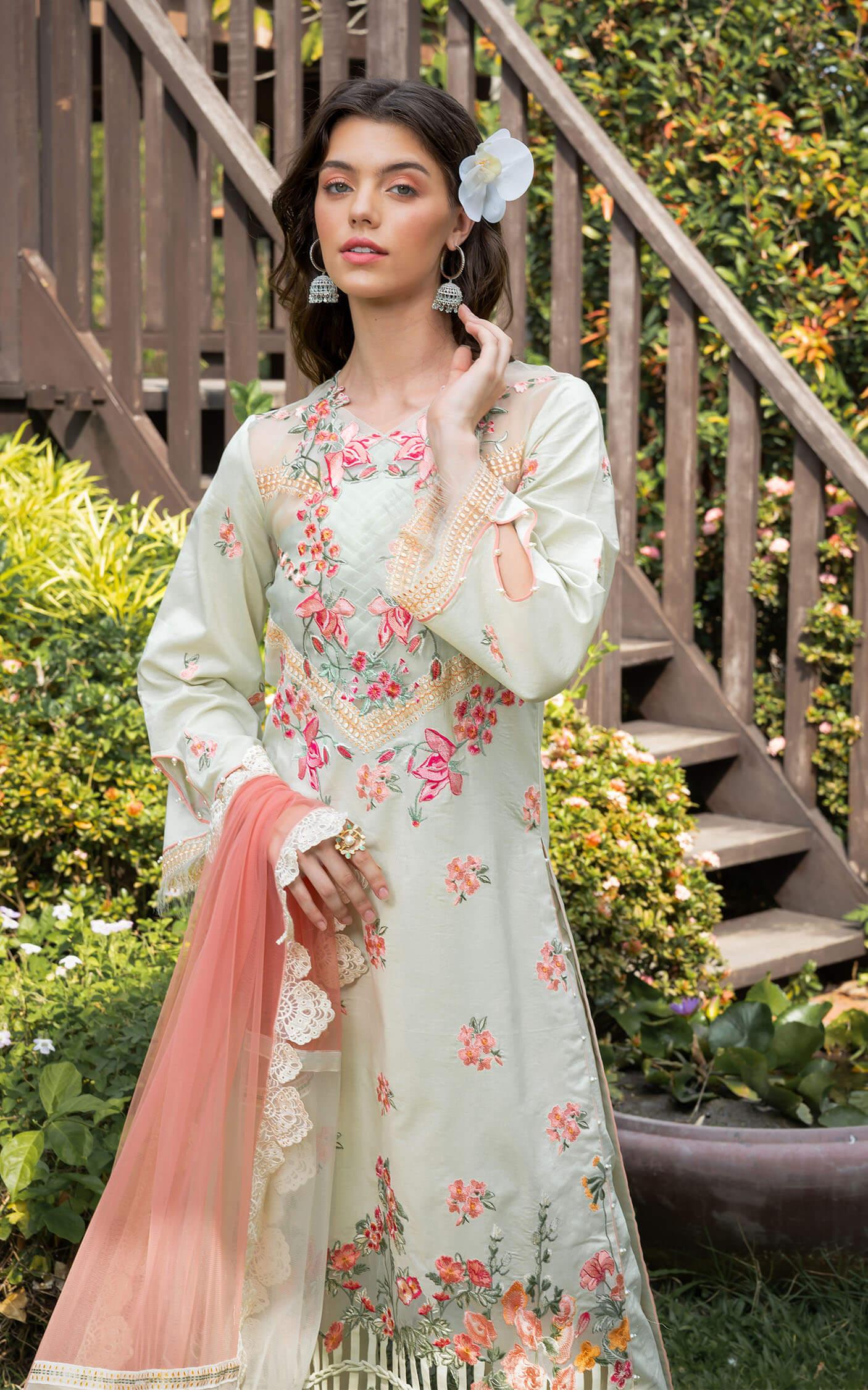 SERENE (RRL-07) | Unstitched Lawn’24 - Shop Now at Asifa and Nabeel