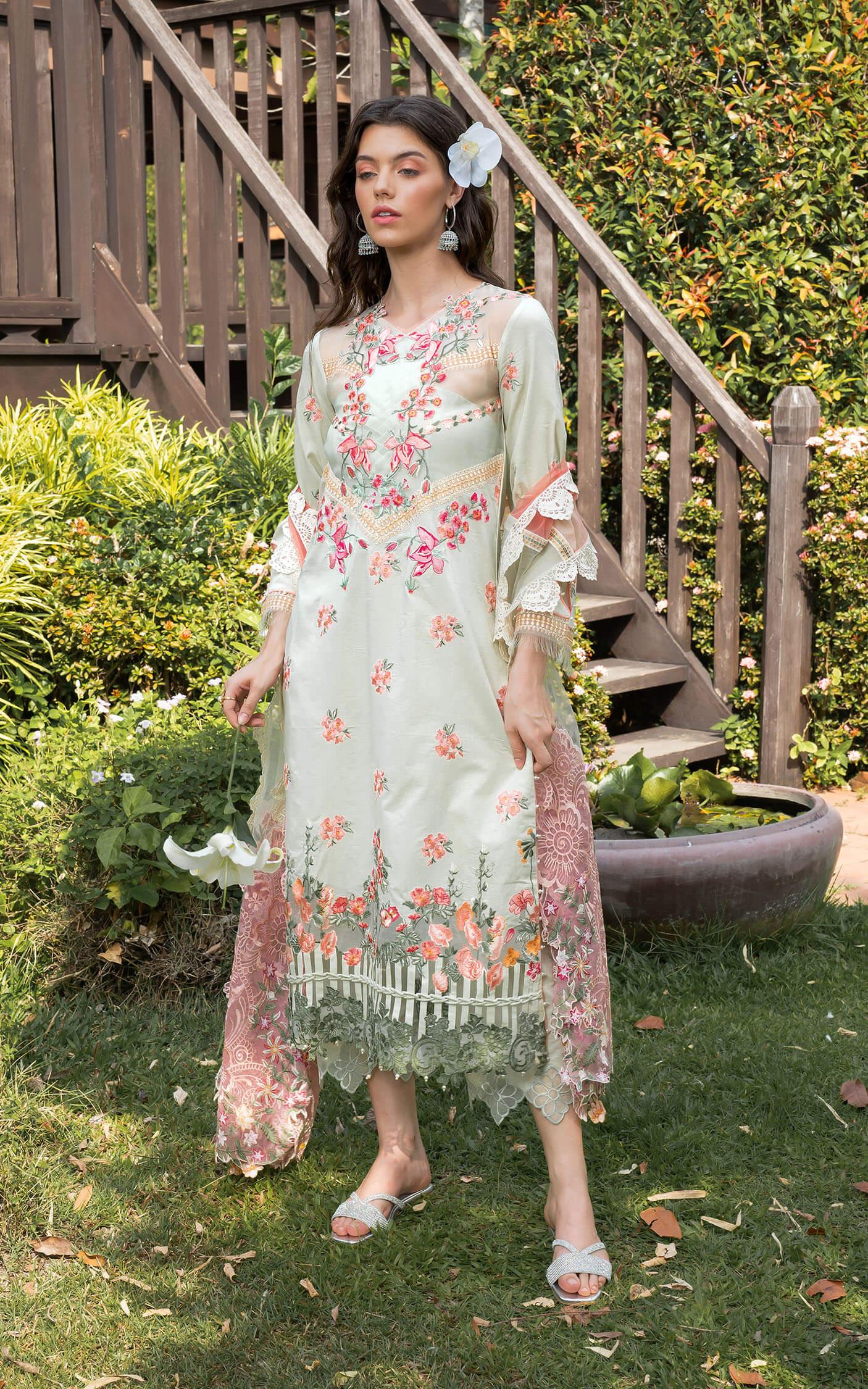 SERENE (RRL-07) | Unstitched Lawn’24 - Shop Now at Asifa and Nabeel