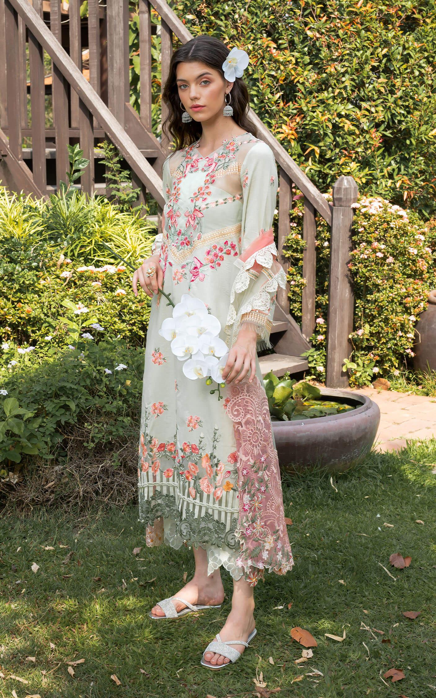 SERENE (RRL-07) | Unstitched Lawn’24 - Shop Now at Asifa and Nabeel