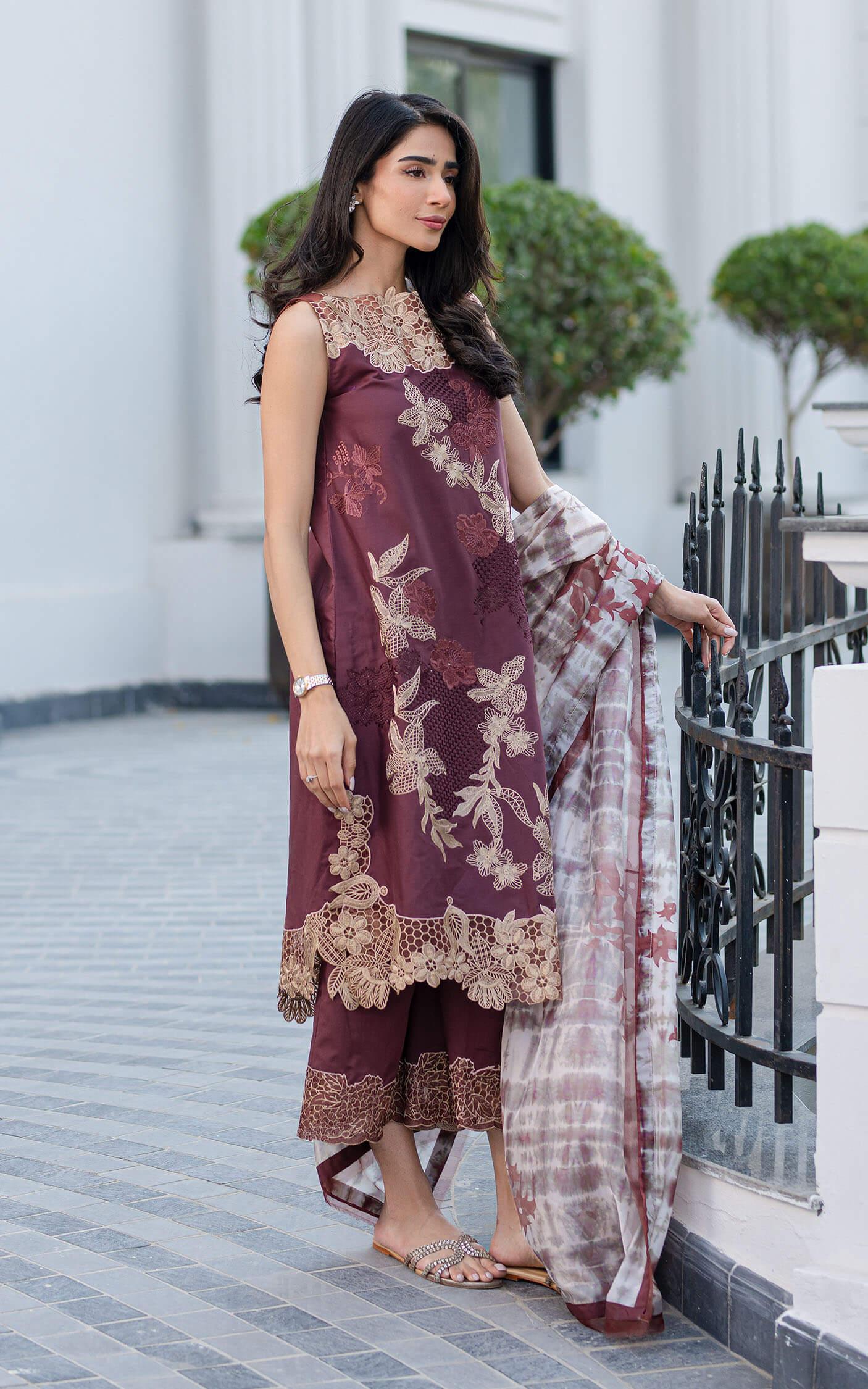 SHEEN (RR-04) | Unstitched Lawn’24