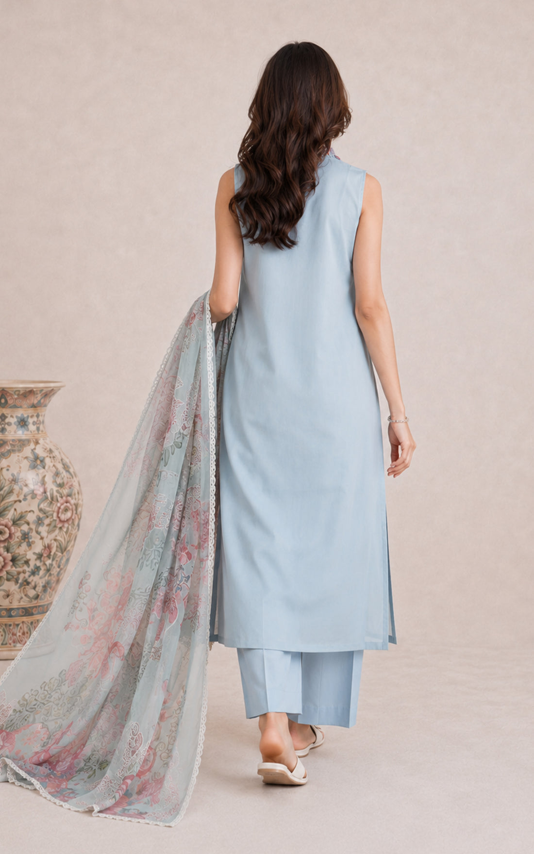 Ice Escape (SL26-15) | 3pcs Embroidered Unstitched Summer