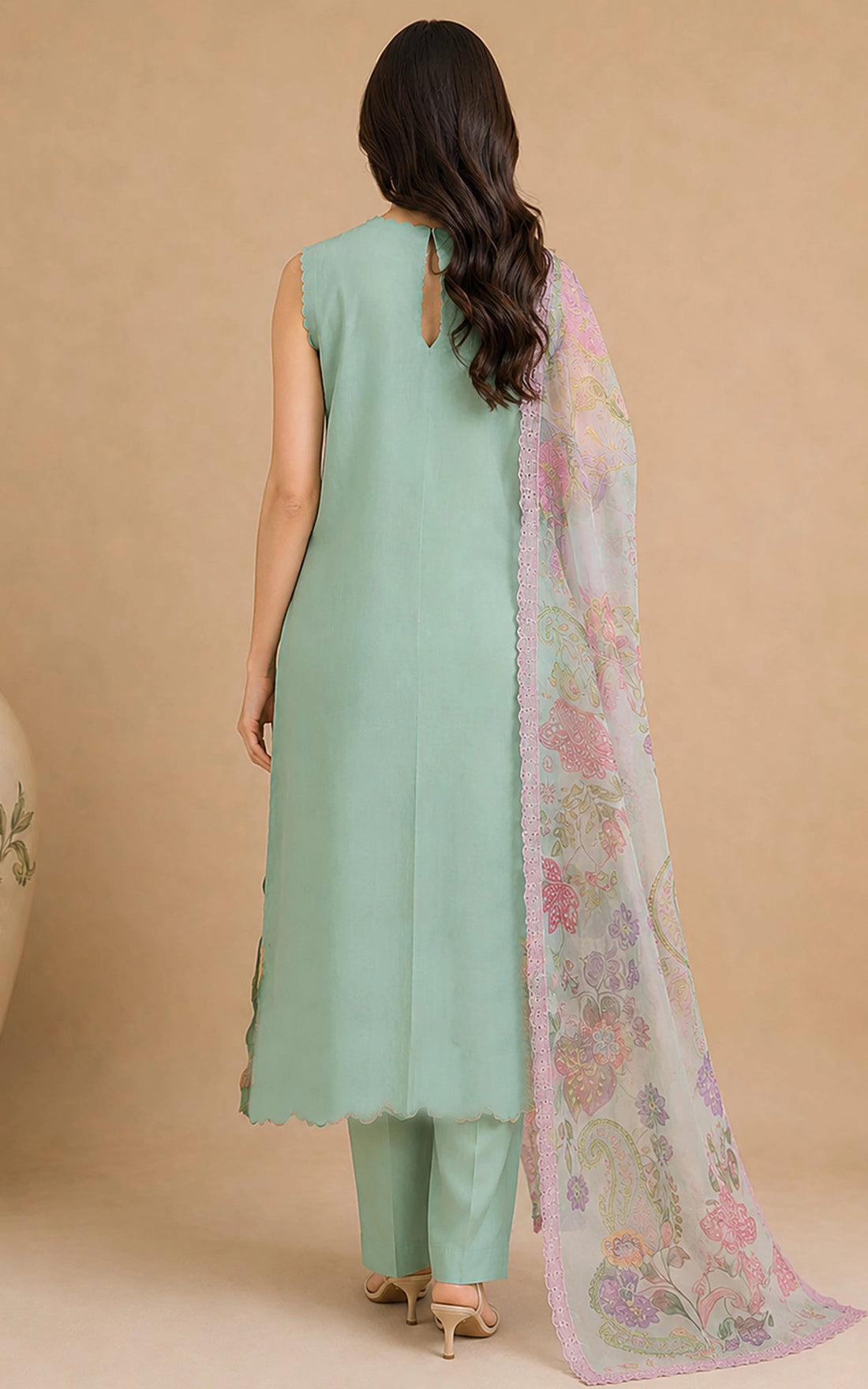 Mint Grape (SL26-16) | 3pcs Embroidered Unstitched Summer