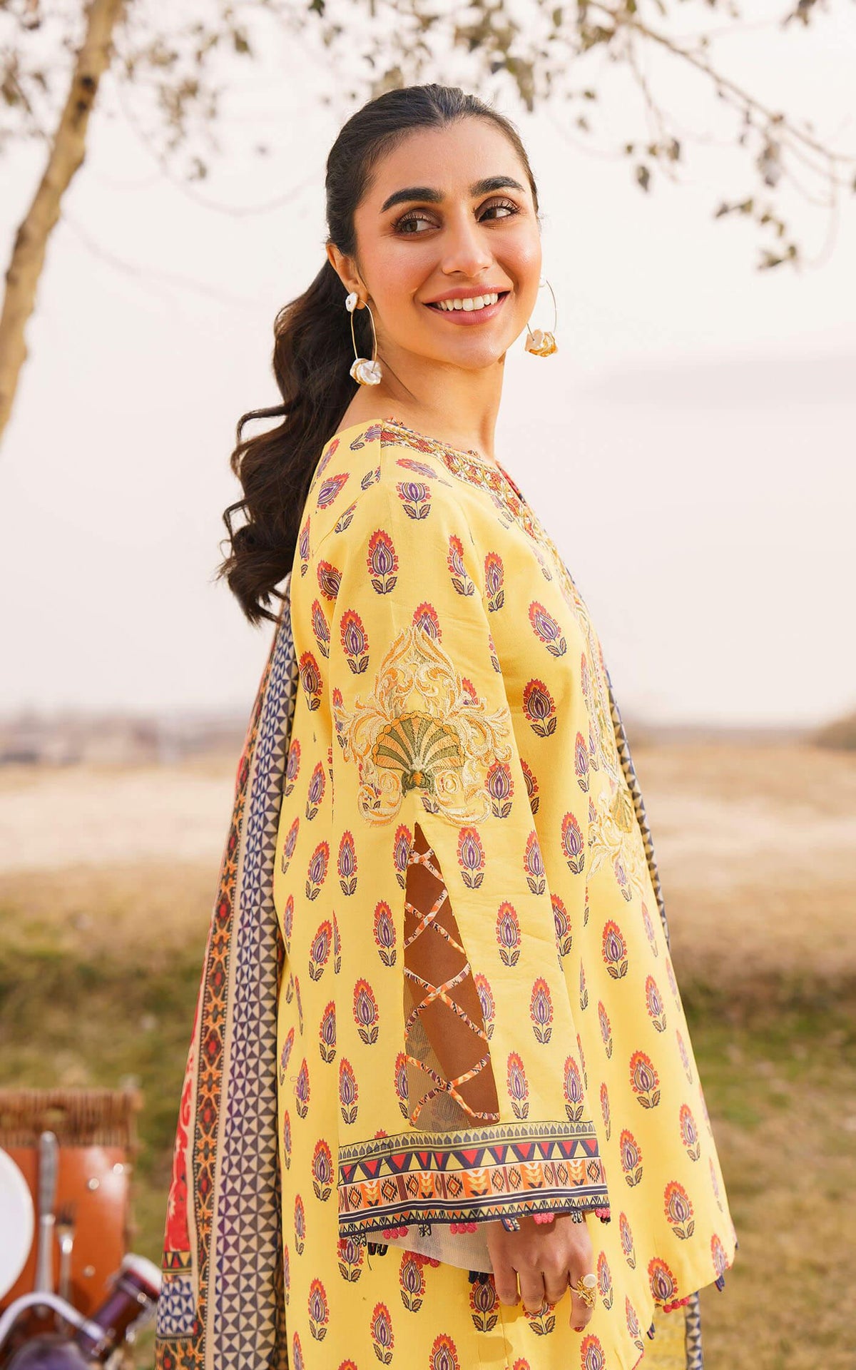 SONNET-U141M004 | Unstitched Lawn - Shop Now at Asifa and Nabeel