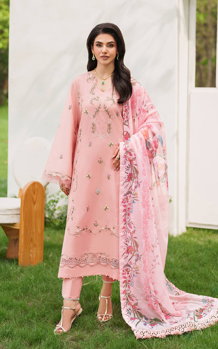 Asifa and Nabeel | Gulkari Summer 25 | Dawn Petals (GKL-10)