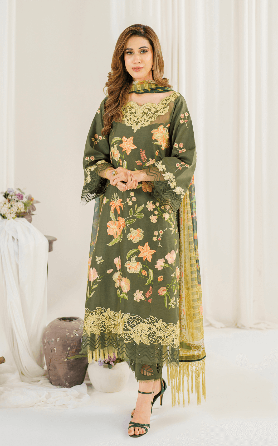 Sweet Pea (PP-6) | Unstitched Lawn