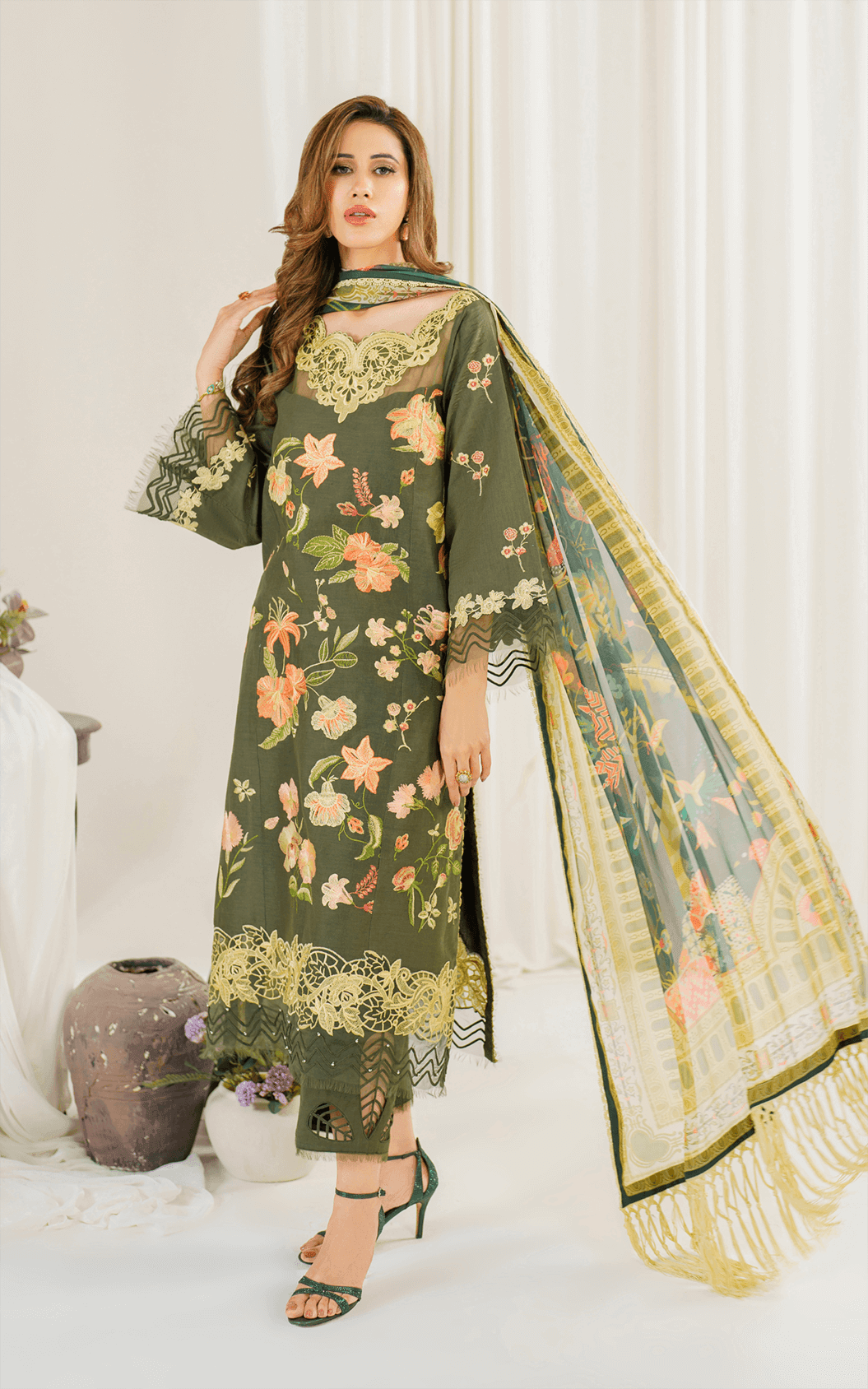 Sweet Pea (PP-6) | Unstitched Lawn