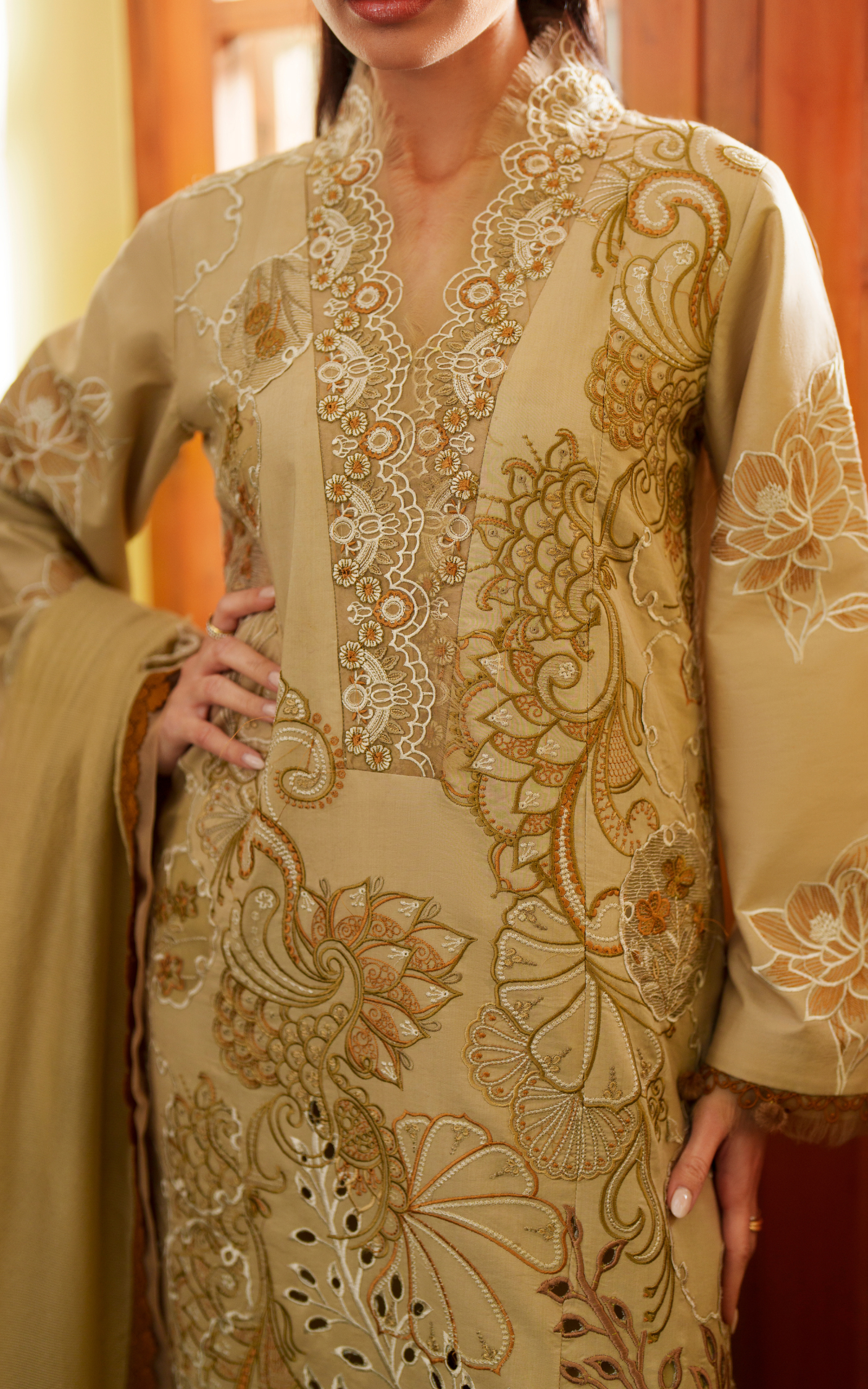 Urban Serenity VUL26-09 | 3pcs Embroidered Unstitched Summer