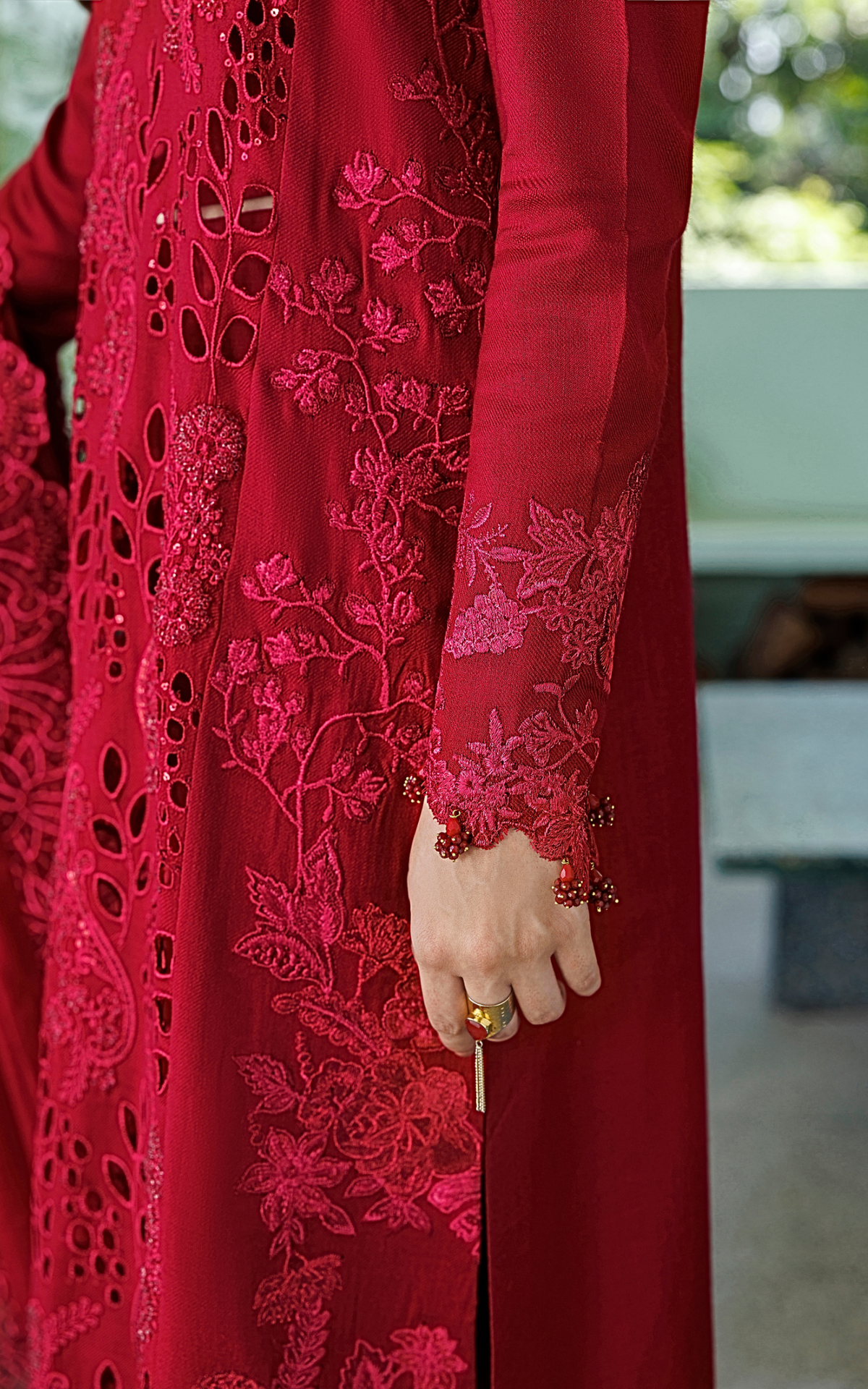 Velvet Aria (WLXU-04) | 3pcs Embroidered Stitched Winter