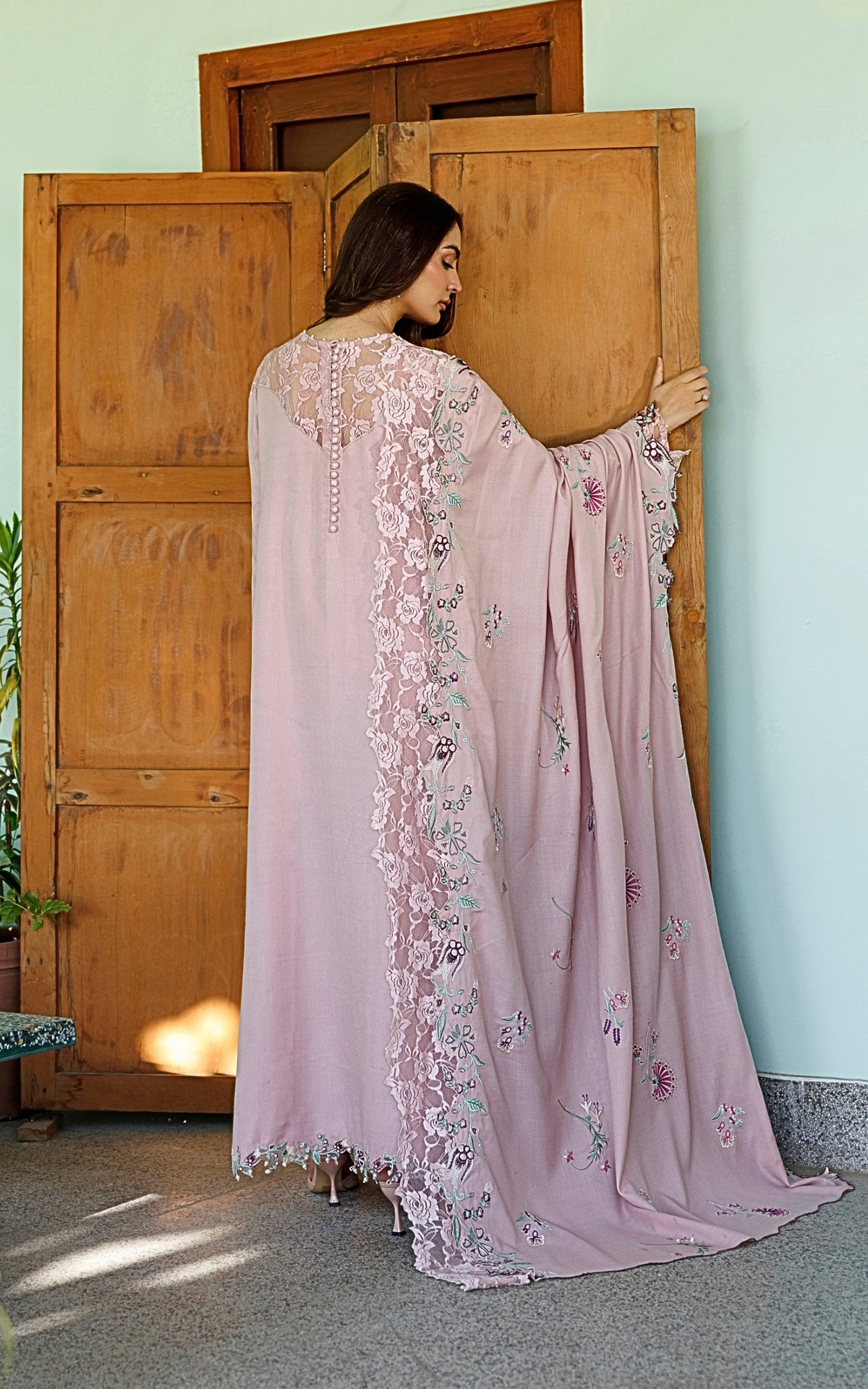 Winter Rose (WLXU-07) | 3pcs Embroidered Unstitched Winter