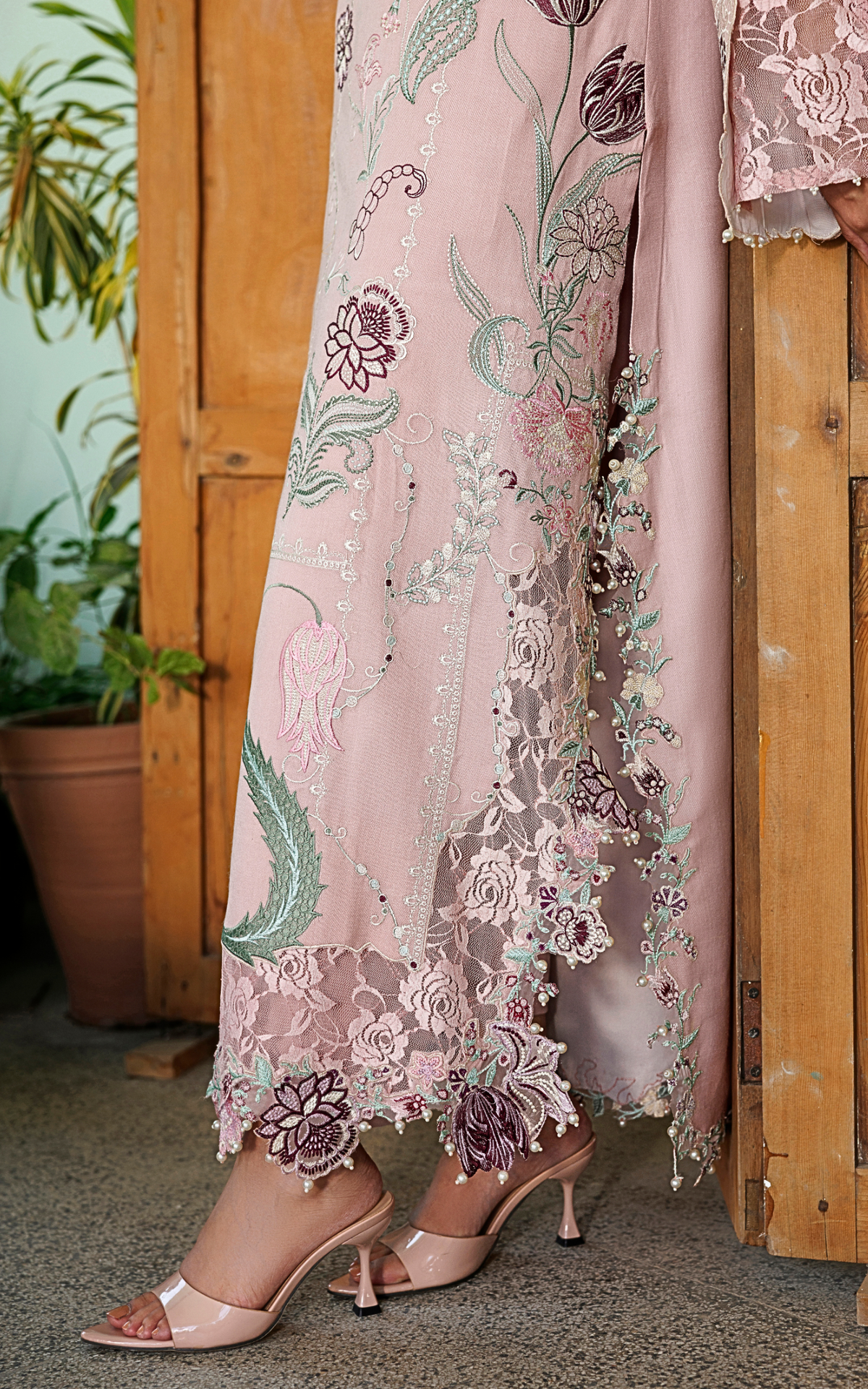 Winter Rose (WLXU-07) | 3pcs Embroidered Unstitched Winter